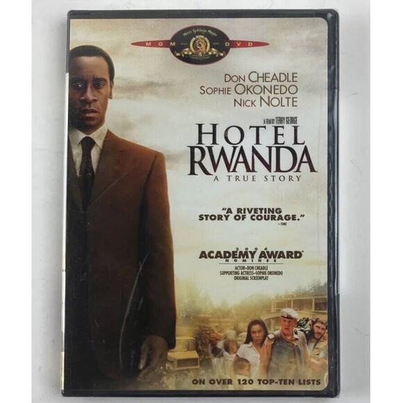 Other - Hotel Rwanda DVD NEW SEALED Movie Don Cheadle Nick Nolte Joaquin Phoenix MGM Stu
